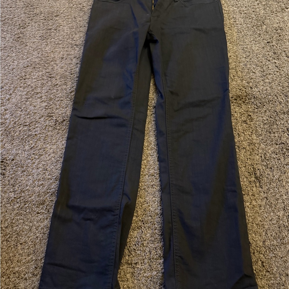 Signature by Levi Strauss Men's Relaxed Dark Gray Jeans